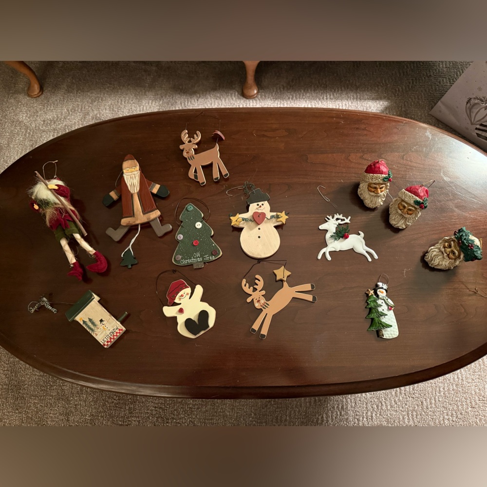 Festive Christmas Ornaments Set